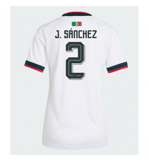 Meksiko Jorge Sanchez #2 Vieraspaita Naisten MM-kisat 2026 Lyhythihainen Meksiko Jorge Sanchez #2 Vieraspaita Naisten MM-kisat 2026 Lyhythihainen